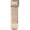 Ekena Millwork Traditional Craftsman Smooth Bracket w/ Offset Brace, Douglas Fir, 7 1/2"W x 26"D x 30"H BKT0806X26X30TRA04SDF - alternate 4